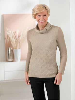Pull à col roulé 30% laine vierge - Witt - Modalova