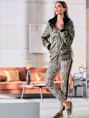 Veste d'extérieur finitions soignées, doublure contrastée - Rick Cardona - Kaki