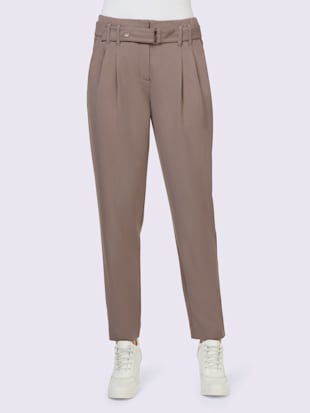 Pantalon ceinture montée - Rick Cardona - Taupe