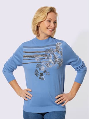 Pull à col montant motif intarsia - Witt - Modalova