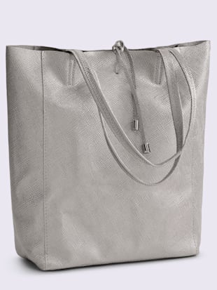 Sac+de+fabrication+italienne+-++-+couleur+argent