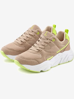 Baskets très confortable - LASCANA - Jaune-beige