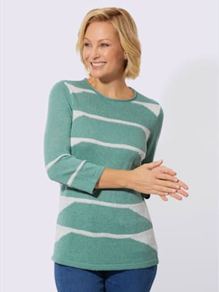 Pull encolure ronde motif intarsia - Witt - Modalova