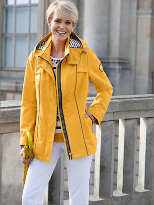 Veste d'extérieur capuche amovible - Collection L - Ocre