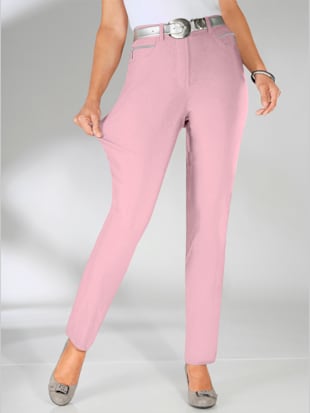 Pantalon confortable avec poches zippées - Stehmann Comfort line - Rose