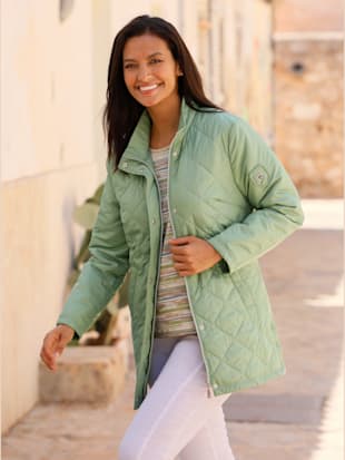 Doudoune piquage losange fantaisie - Collection L - Modalova