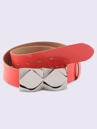 Ceinture boucle décorative -  - corail