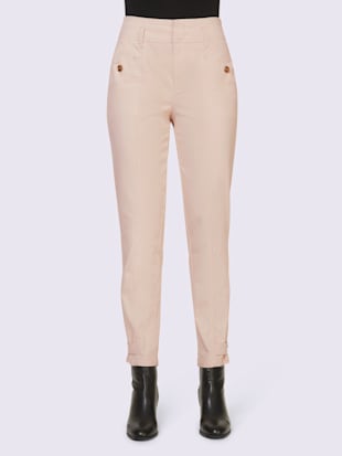 Pantalon bride et bouton - Linea Tesini - Couleur Ivoire