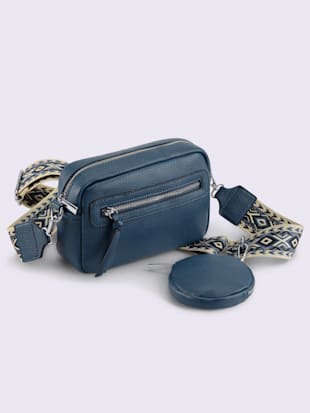 Sac+imitation+cuir+souple+-++-+marine