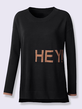 Pull à encolure ronde - Rick Cardona - Noir