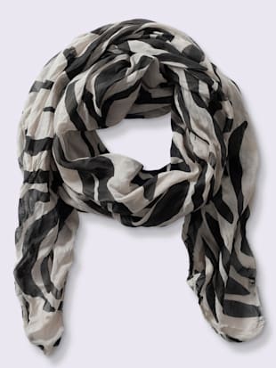 echarpe+qualite+douce+et+raffinee+-++-+beige-noir