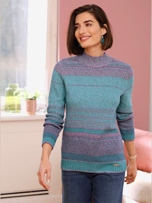 Pull à manches longues pure coton pima - Collection L - Modalova