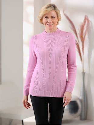 Pull à col montant petites pierres brillantes fantaisie - Witt - Modalova