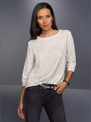 T-shirt imprimé transfert couleur argent - Rick Cardona - Couleur Argenté