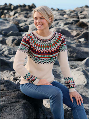 Pull qualité coton - Collection L - Modalova