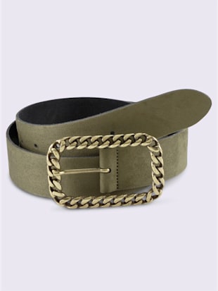 Ceinture de fabrication allemande -  - kaki-couleur laiton