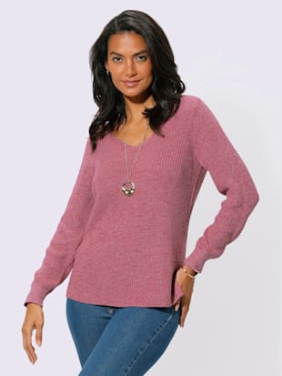 Pull à manches longues 50% coton - Collection L - Modalova
