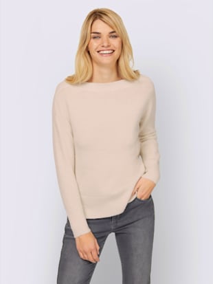 Pull fil fantaisie couleur or - Linea Tesini - Couleur Ivoire