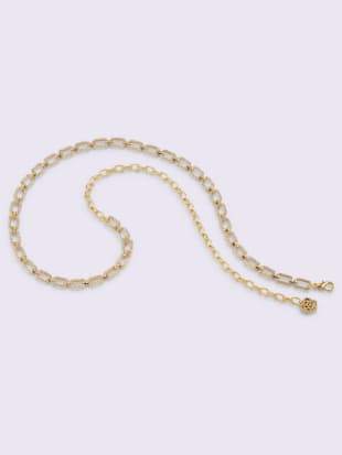 Ceinture ruban aspect collier -  - couleur doré