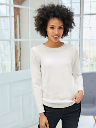 Pull 50% viscose - Linea Tesini - Écru