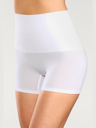 Slip gainant panty sculptant petite fleur en lot de 2 - petite fleur - Blanc