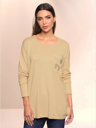 Pull à encolure ronde - Rick Cardona - Sable