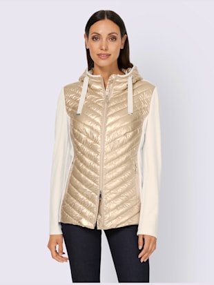 Veste à la brillance métallisée - Rick Cardona - Sable-écru À Motifs