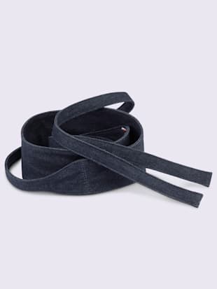 Ceinture 100% coton -  - marine