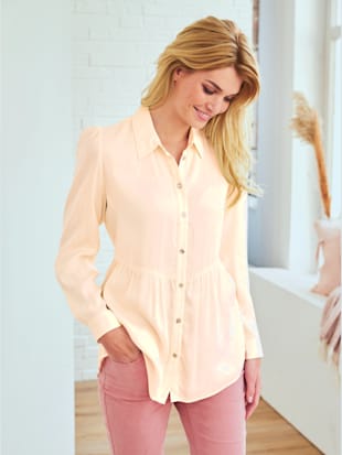 Chemisier pure viscose - Linea Tesini - Couleur Ivoire