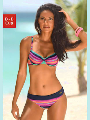 Haut de maillot de bain à armatures design élégant - LASCANA - À Rayures Multicolores