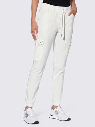 Pantalon+ceinture+elastique,+coulisse+et+lien+à+nouer+-+Mandarin+-+ecru