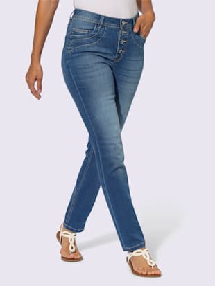 Jean 5 poches coton extensible confortable - Collection L - Modalova