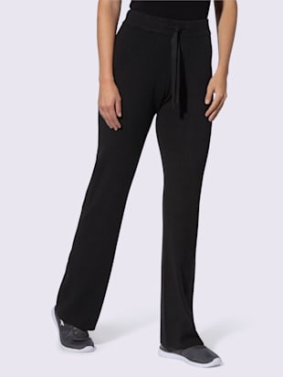 Pantalon+en+tricot+pantalon+en+jersey+-+Best+Connection+-+noir