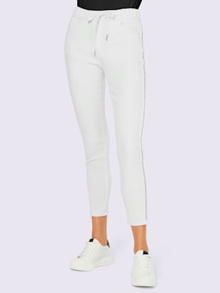 Pantalon qualité tissée - Mandarin - Blanc