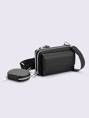 Sac+imitation+cuir+souple+-++-+noir