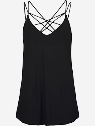 Débardeur spaghetti avec bretelles originales - LASCANA - Noir