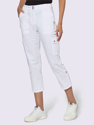 pantalon qualité coton - best connection - blanc