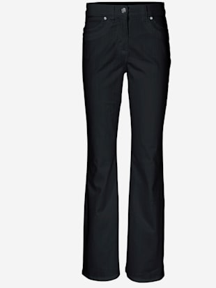 Jean jambes légèrement évasées - Ashley Brooke - Marine