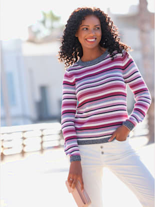 Pull à manches longues 50% coton - Collection L - Modalova
