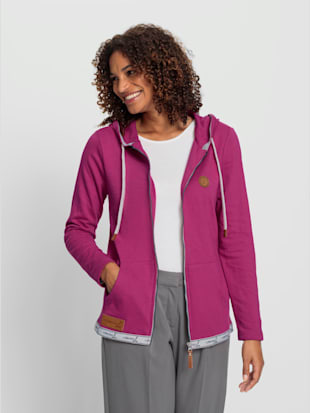 Veste sweat 50% coton - Collection L - Modalova