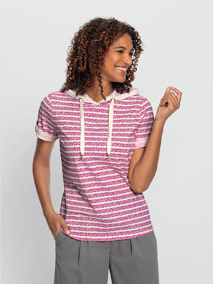 T-shirt à capuche pur coton - Collection L - Modalova
