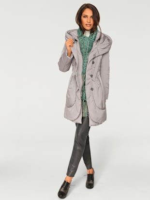 Parka veste d'extérieur facile à associer - Ashley Brooke - Gris