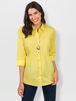 Chemisier pur coton - Creation L - Citron