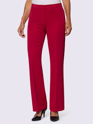 Pantalon+plisse+34%25+viscose+-+Fair+Lady+-+rouge