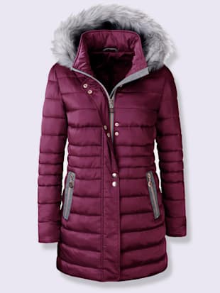 Doudoune joliment chatoyant -  - mauve