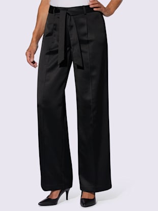 Pantalon+plisse+64%25+viscose+-+Fair+Lady+-+noir
