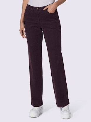 Pantalon+velours+qualite+coton+-++-+aubergine