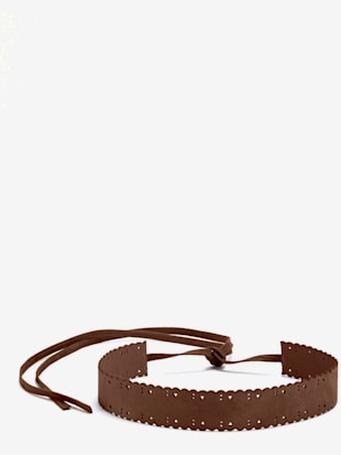 Réglable avec la ceinture à nouer devant - LASCANA - Couleur Ambre