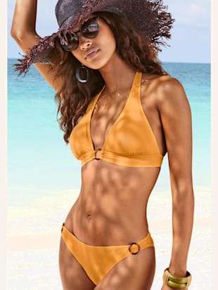 haut de bikini triangle bonnets amovibles - s.oliver - jaune