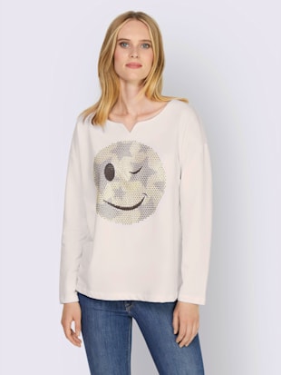 Sweat-shirt look décontracté moderne - Rick Cardona - Blanc